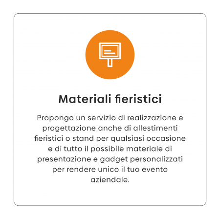 Materiali fieristici